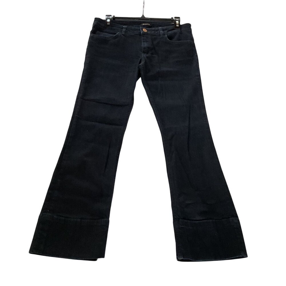 Massimo Dutti Womens Dark Wash Flared Jeans Size 8 - Picture 3 of 11